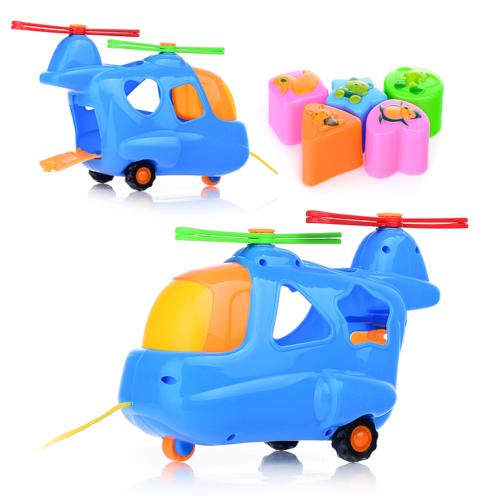 Сортер-каталка 5845 "Вертолет" в сетке