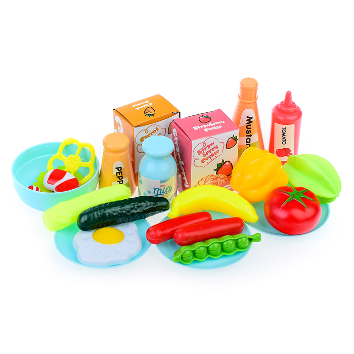Игровой набор кухня 889-167 "Играем весело" (42 предмета)  в коробке