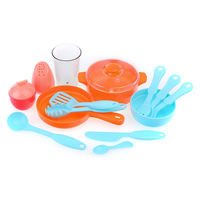 Игровой набор кухня 889-167 "Играем весело" (42 предмета)  в коробке