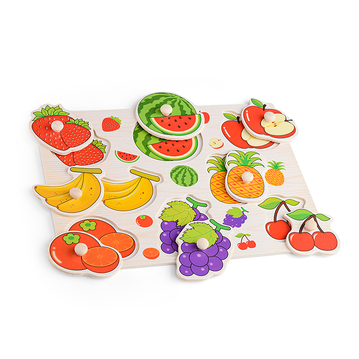 Фото к товару Пазл-вкладыш D0256 "Фрукты-Ягоды" Пазл-вкладыш D0256 "Фрукты-Ягоды"