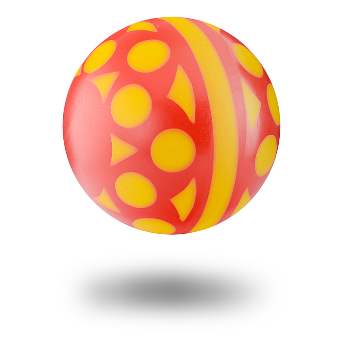 Фото к товару Мяч "Вертушок" окраш. по трафарету, d-100 Мяч "Вертушок" окраш. по трафарету, d-100