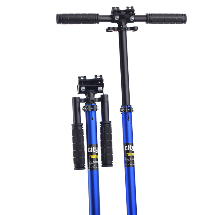 Самокат U038187Y 2-х кол., синий, PU/ 200 мм, ABEC 7, в коробке