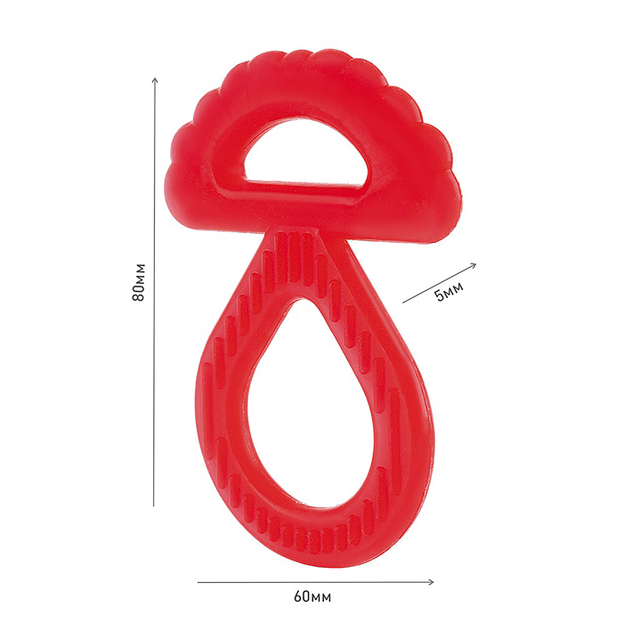 Массажер силиконовый для десен (прорезыватель зубной) "Грибочек" 