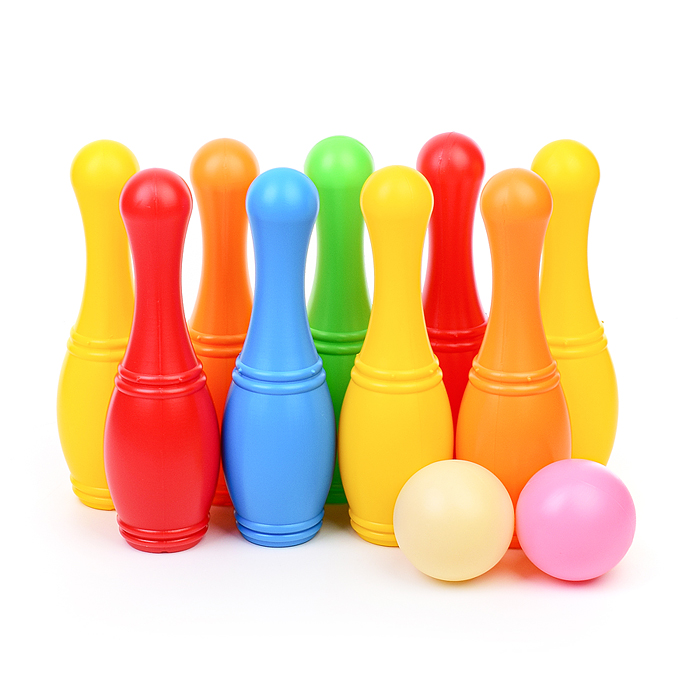 Фото к товару Кегли с мячиком (9+2) Кегли с мячиком (9+2)