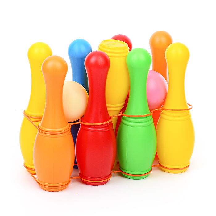 Фото к товару Кегли с мячиком (9+2) Кегли с мячиком (9+2)