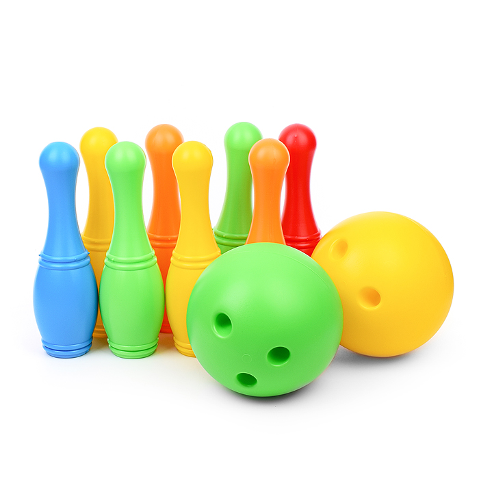 Кегли с большими  мячиками (8+2)    