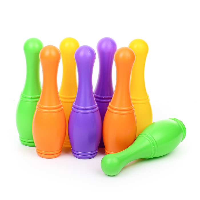 Кегли с большими  мячиками (8+2)    