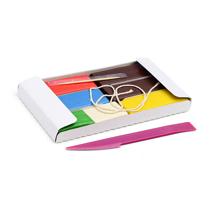 Восковая свеча "Праздничный торт"