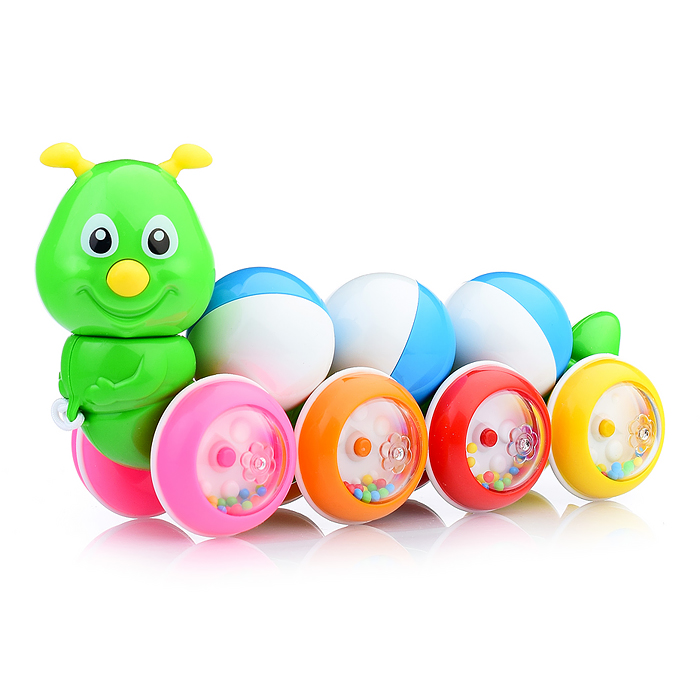 Фото к товару Каталка Гусеница с шариками Каталка Гусеница с шариками