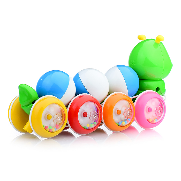 Фото к товару Каталка Гусеница с шариками Каталка Гусеница с шариками