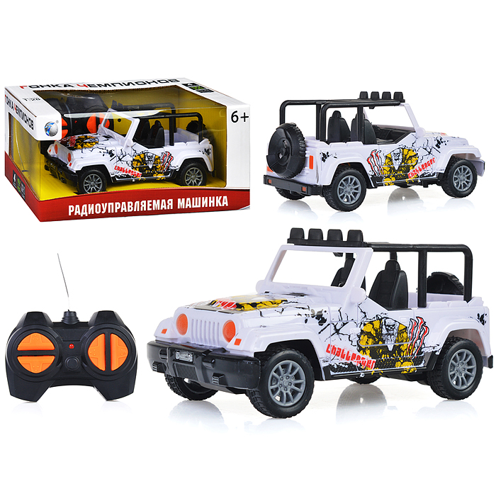 Машина 6141C "Гонка чемпионов" сафари джип, р/у, 27MHz, в коробке