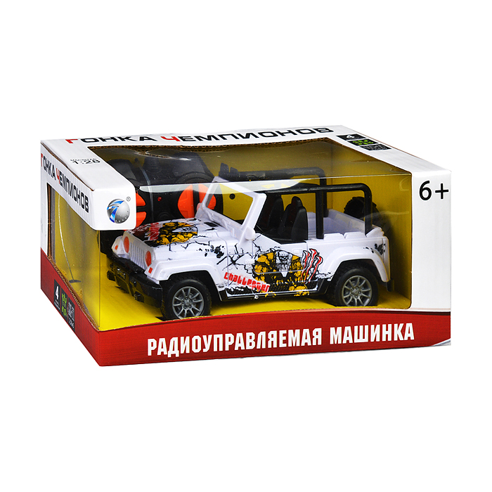 Машина 6141C "Гонка чемпионов" сафари джип, р/у, 27MHz, в коробке