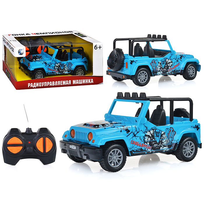 Машина 6141C "Гонка чемпионов" сафари джип, р/у, 27MHz, в коробке