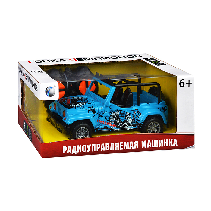 Машина 6141C "Гонка чемпионов" сафари джип, р/у, 27MHz, в коробке