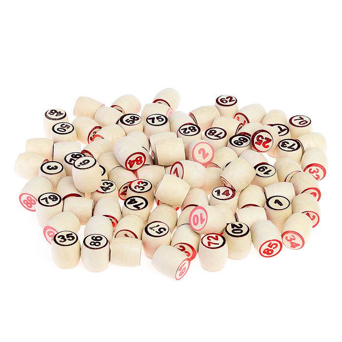 Игра "Русское лото" (бочонок из древопласта) 