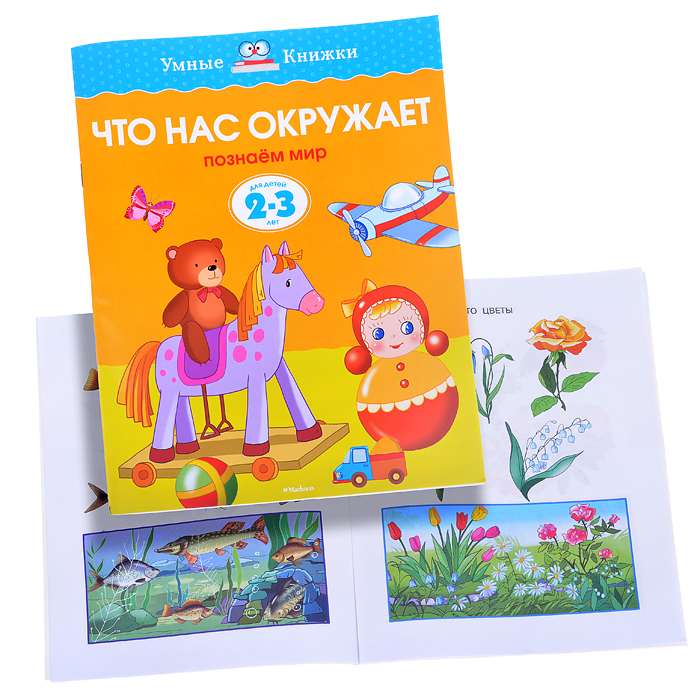 Умная книжка 2-3 года. Что нас окружает. Умная книжка 2-3 года. Что нас окружает.