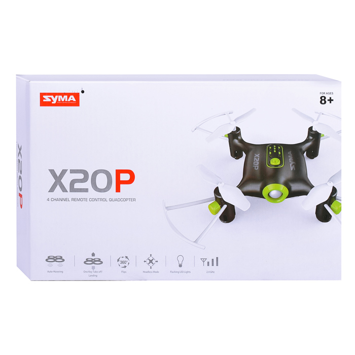 Квадрокоптер X20P "Дрон" р/у 27MHz, в коробке