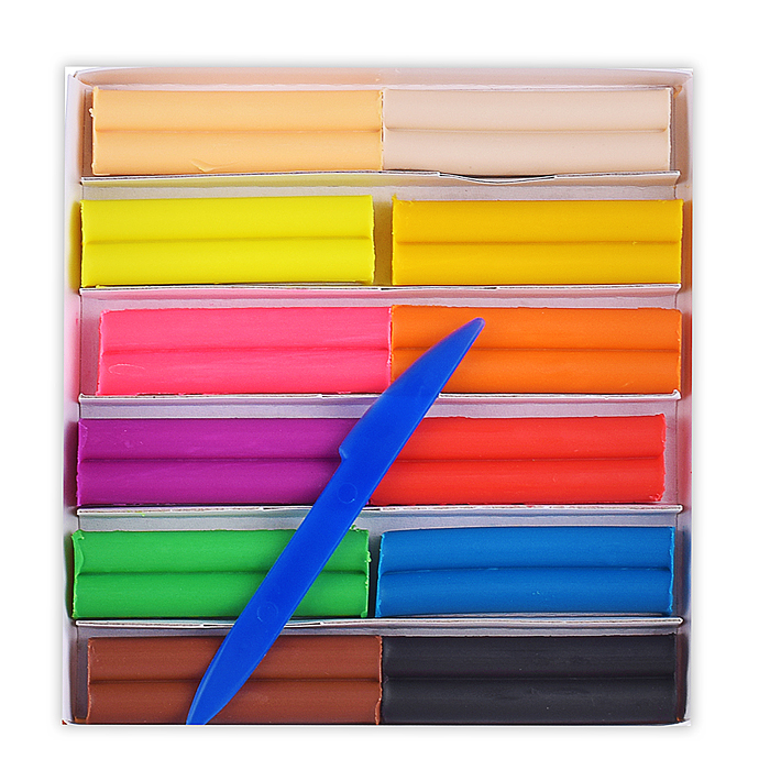 Фото к товару Пластилин восковой 12 цв. "Фантазия" Пластилин восковой 12 цв. "Фантазия"