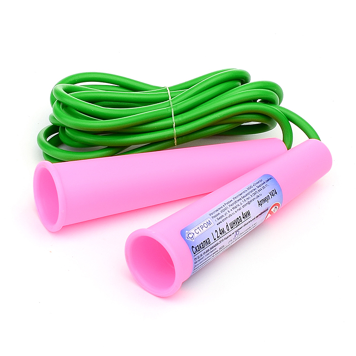 Скакалка 2,4 м, d шнура 4мм