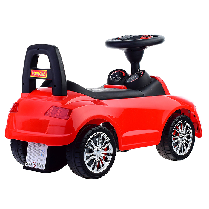 Фото к товару Каталка-автомобиль "SuperCar" №2 со звуковым сигналом (красная) Каталка-автомобиль "SuperCar" №2 со звуковым сигналом (красная)