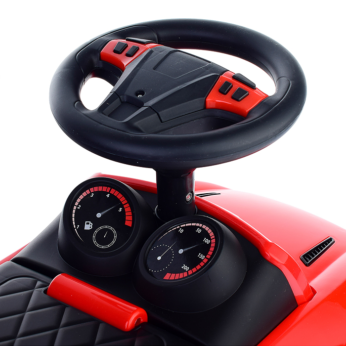 Фото к товару Каталка-автомобиль "SuperCar" №2 со звуковым сигналом (красная) Каталка-автомобиль "SuperCar" №2 со звуковым сигналом (красная)