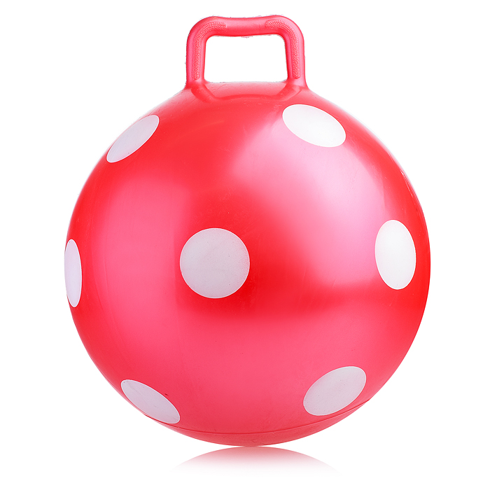 Фото к товару Мяч с ручкой 45 см U002485Y "Ассорти" в пакете Мяч с ручкой 45 см U002485Y "Ассорти" в пакете