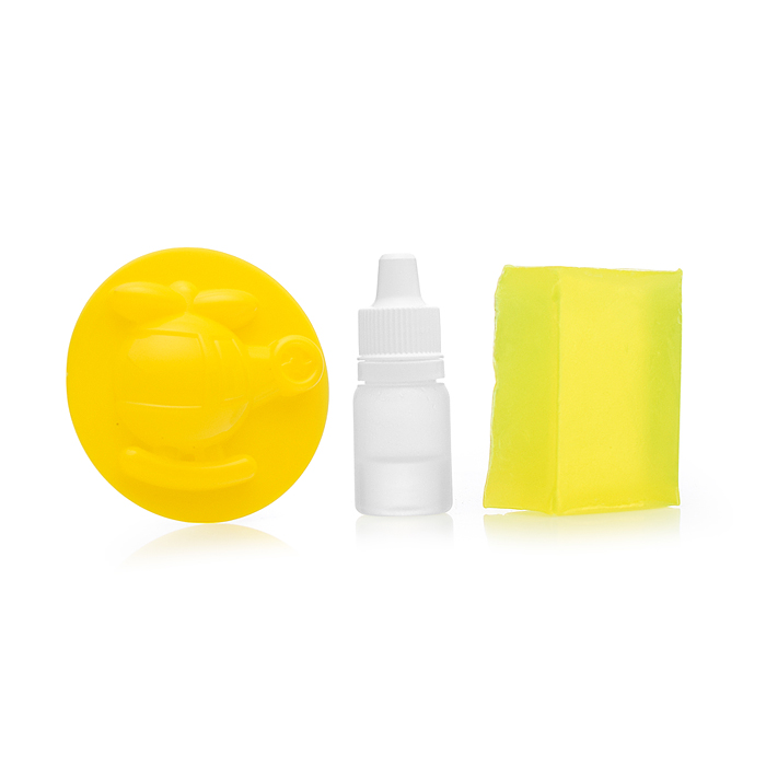 Мыло своими руками цветное, в банке "Ананас"