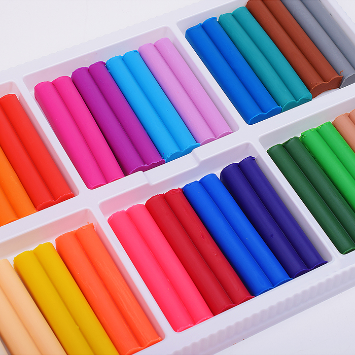 Пластилин мягкий (восковой)  24 цв."Фантазия" картон