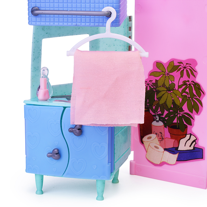 Набор мебели для кукол 21013 "Ванная комната" в коробке