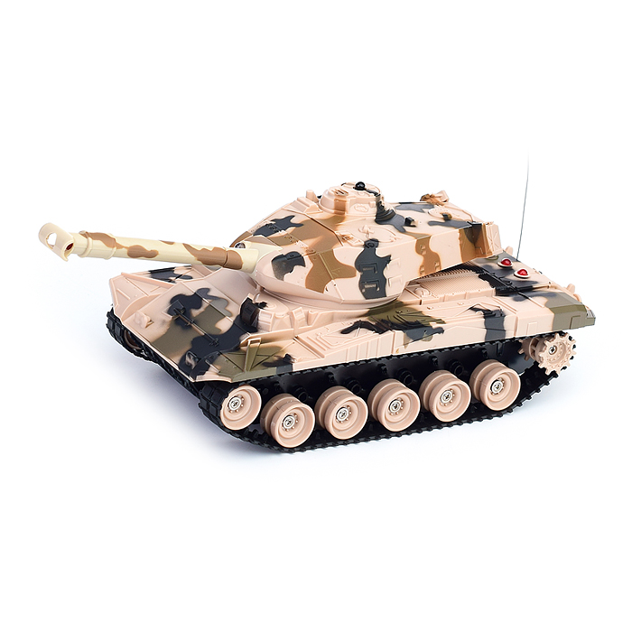 Боевой танк 9807 "Наступление" р/у, на аккумуляторах, зарядное, в коробке