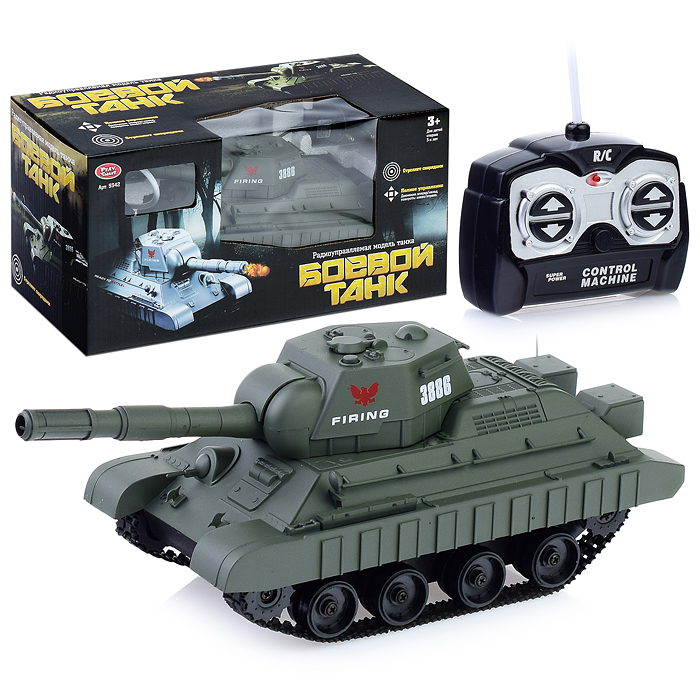 Боевой танк 9342 "Путь" р/у, на аккумуляторах, з/у, с пульками, в коробке