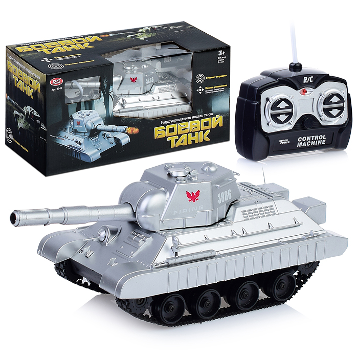 Боевой танк 9342 "Путь" р/у, на аккумуляторах, з/у, с пульками, в коробке
