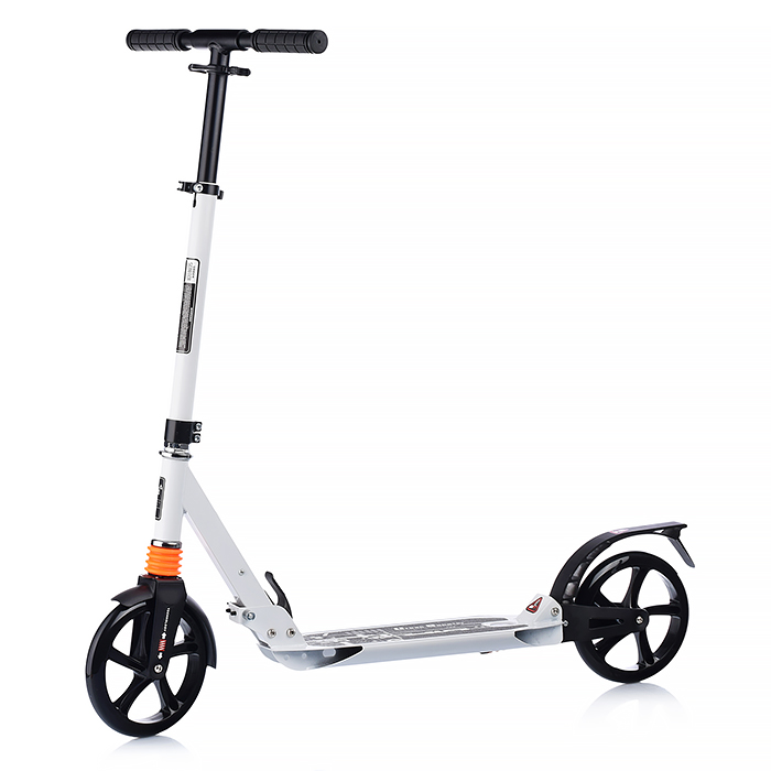 Фото к товару Самокат U040852Y 2-х кол., PU, белый, в коробке Самокат U040852Y 2-х кол., PU, белый, в коробке