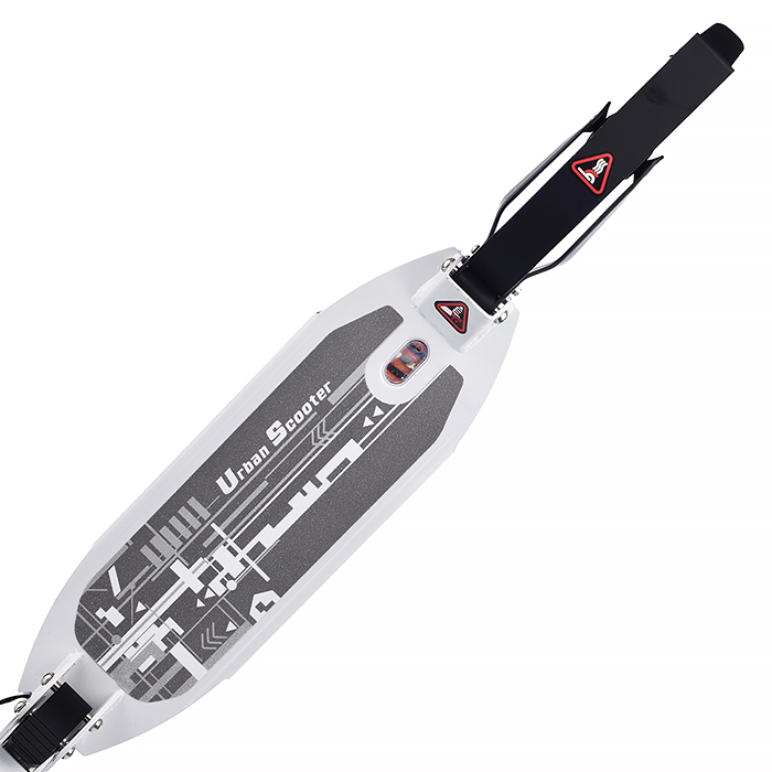 Фото к товару Самокат U040852Y 2-х кол., PU, белый, в коробке Самокат U040852Y 2-х кол., PU, белый, в коробке