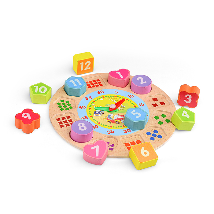 Объемные вкладыши "Часы" 