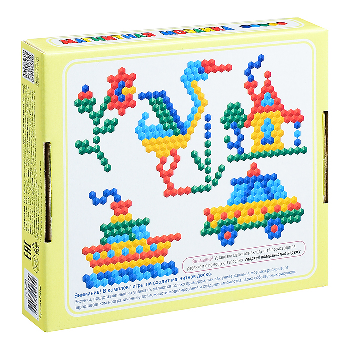 Мозаика магнитная 125 шестигранных фишек