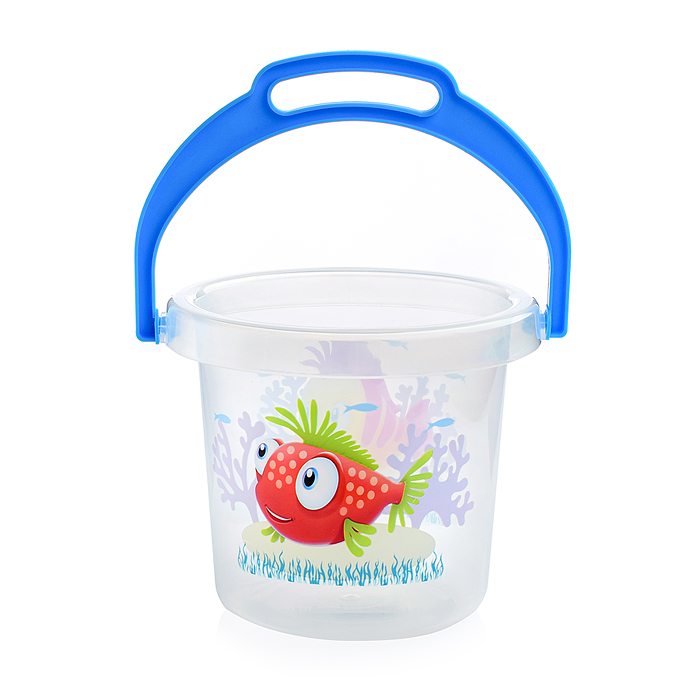 Ведро "Мечта"  прозрачное 1,4л