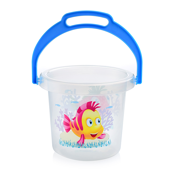 Ведро "Мечта"  прозрачное 1,4л