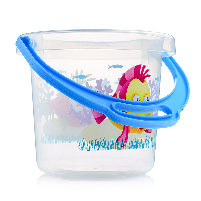 Ведро "Мечта"  прозрачное 1,4л