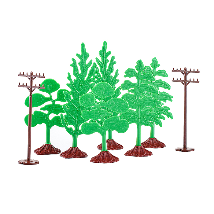 Железная дорога 1217B-1 "Ретро-поезд" на батарейках, в коробке