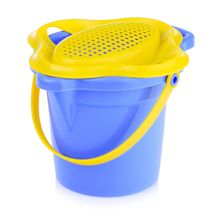 Фото к товару Набор №140: ведро малое с носиком, ситечко-цветок, совок №2, грабельки №2, формочки (заяц + лошадка Набор №140: ведро малое с носиком, ситечко-цветок, совок №2, грабельки №2, формочки (заяц + лошадка