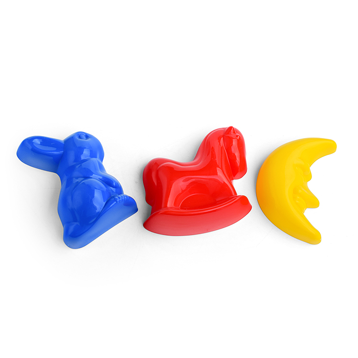 Фото к товару Набор №140: ведро малое с носиком, ситечко-цветок, совок №2, грабельки №2, формочки (заяц + лошадка Набор №140: ведро малое с носиком, ситечко-цветок, совок №2, грабельки №2, формочки (заяц + лошадка