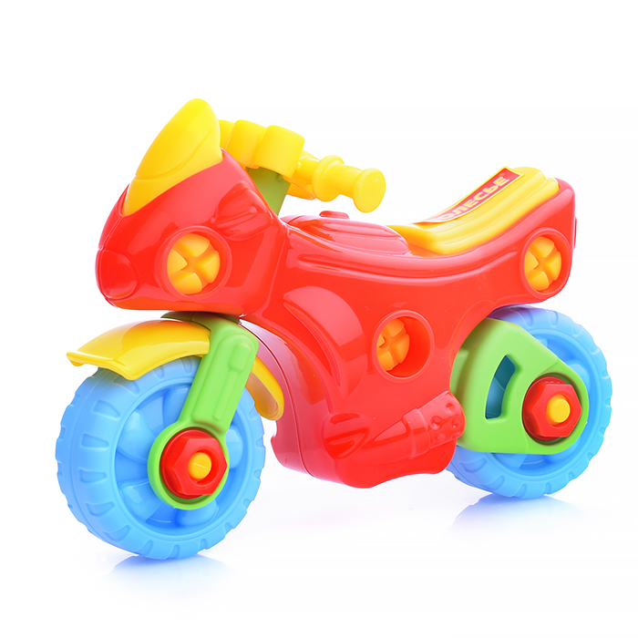 Конструктор-транспорт "Мотоцикл" (25 элементов) (в пакете)