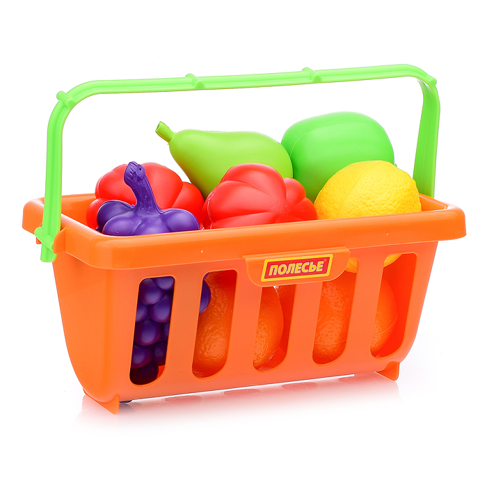 Набор продуктов с корзинкой №2 (9 элементов) (в сеточке)