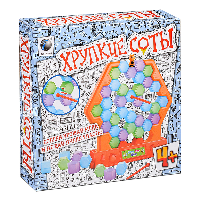 Фото к товару Настольная игра 93788 "Хрупкие соты" в коробке Настольная игра 93788 "Хрупкие соты" в коробке