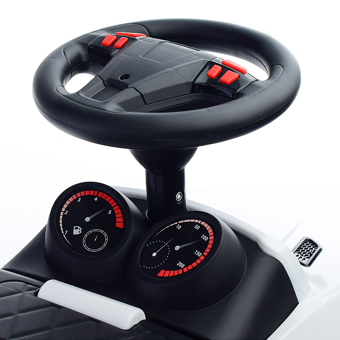 Фото к товару Каталка-автомобиль "SuperCar" №6 со звуковым сигналом (белая) Каталка-автомобиль "SuperCar" №6 со звуковым сигналом (белая)