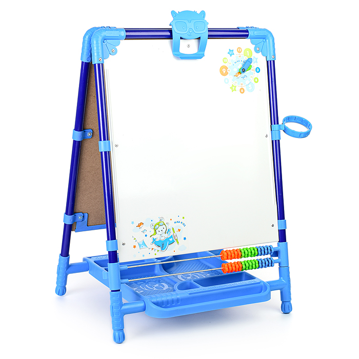 Мольберт «Доска знаний» двусторонний (синий)