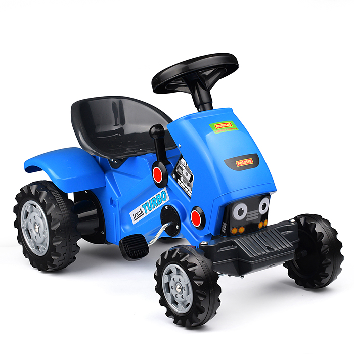 Фото к товару Каталка-трактор с педалями "Turbo-2" (синяя) Каталка-трактор с педалями "Turbo-2" (синяя)