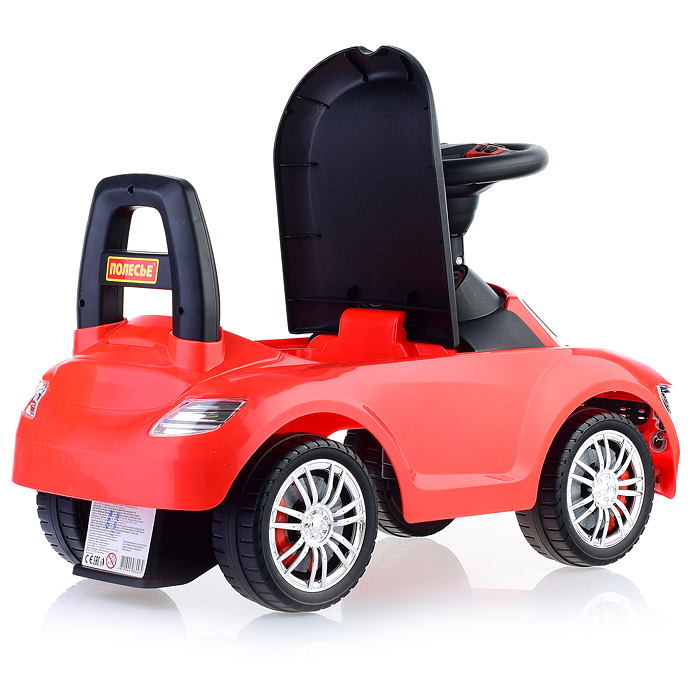 Фото к товару Каталка-автомобиль "SuperCar" №1 со звуковым сигналом (красная) Каталка-автомобиль "SuperCar" №1 со звуковым сигналом (красная)