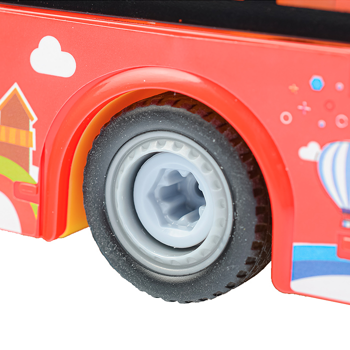 Конструктор PD55-25 "Автобус" в коробке